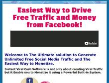 Tablet Screenshot of instantviralcash.com
